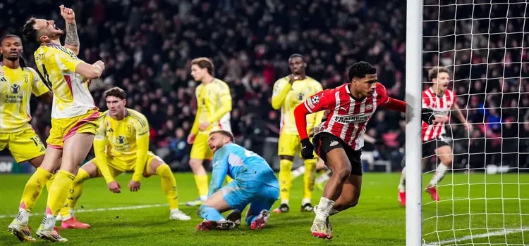 Juventus Berhasil disingkirkan dari Liga Champions! dengan PSV!