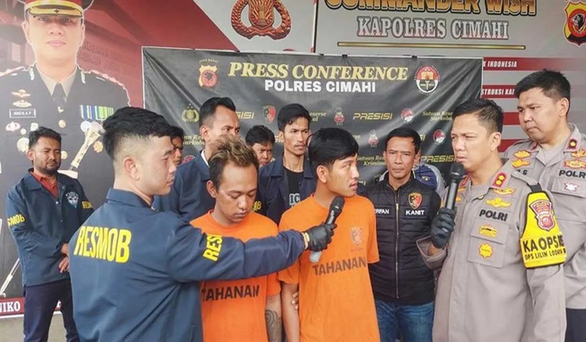 Cimahi Heboh! Enam Pelaku Pembacokan Tukang Cukur Dibekuk Polisi