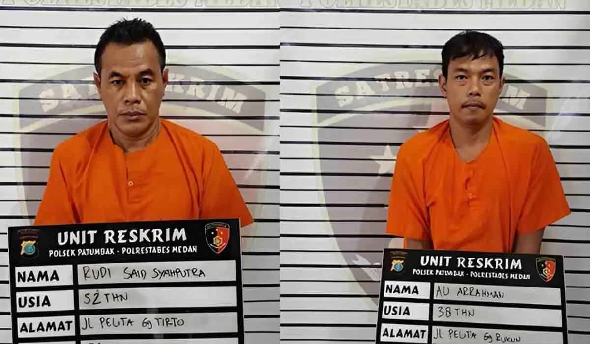 2 Pria di Medan Teriaki Polisi Rampok Usai Kepergok Curi Besi
