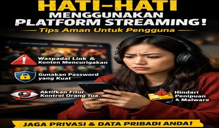Hati-Hati Menggunakan Platform Streaming! Tips Aman Untuk Pengguna