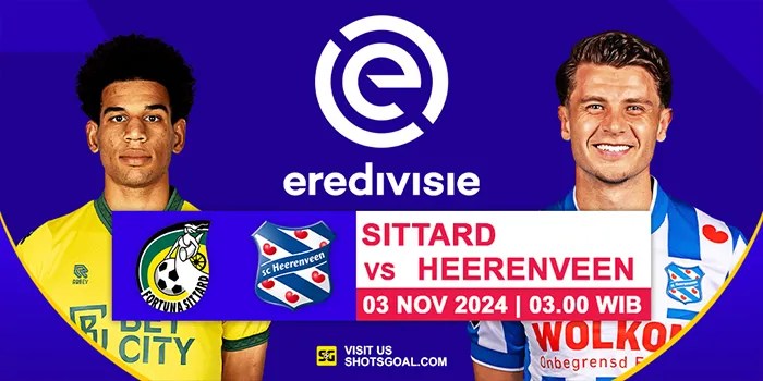 Prediksi Liga Belanda : Sittard Vs Heerenveen 03 November 2024