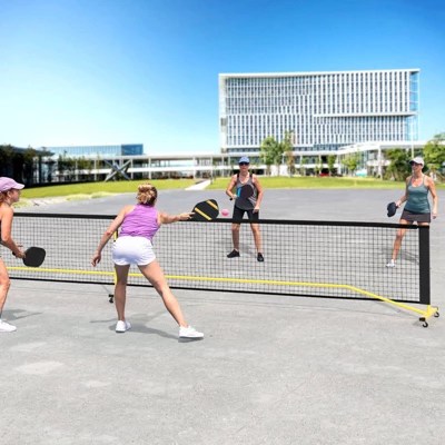 22-Ft Costway Portable Pickleball Net .99
