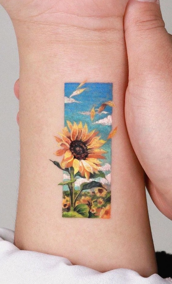 An Easy-To-Follow Guide To Sunflower Tattoo Meanings And Styles 947_x_573_jpg