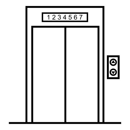 как нарисовать лифт