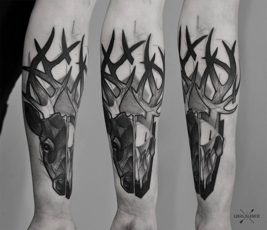 Deer Forearm Tattoo 807_x_935_jpg
