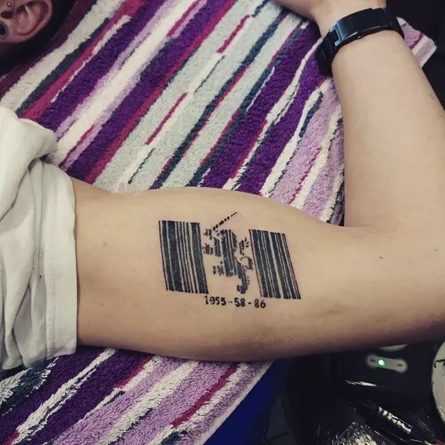 25 Graphic Barcode Tattoo Meanings - Placement Ideas (2019) 640_x_640_jpg