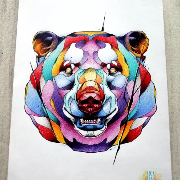85+ Rough Bear Tattoo Designs & Meanings - Feel The Wild Nature (2019) 612_x_612_jpg