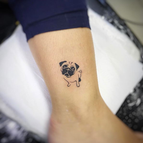 Behold, 70 Of The Best Dog Tattoos Ever Created - Tattooblend 592_x_595_jpg