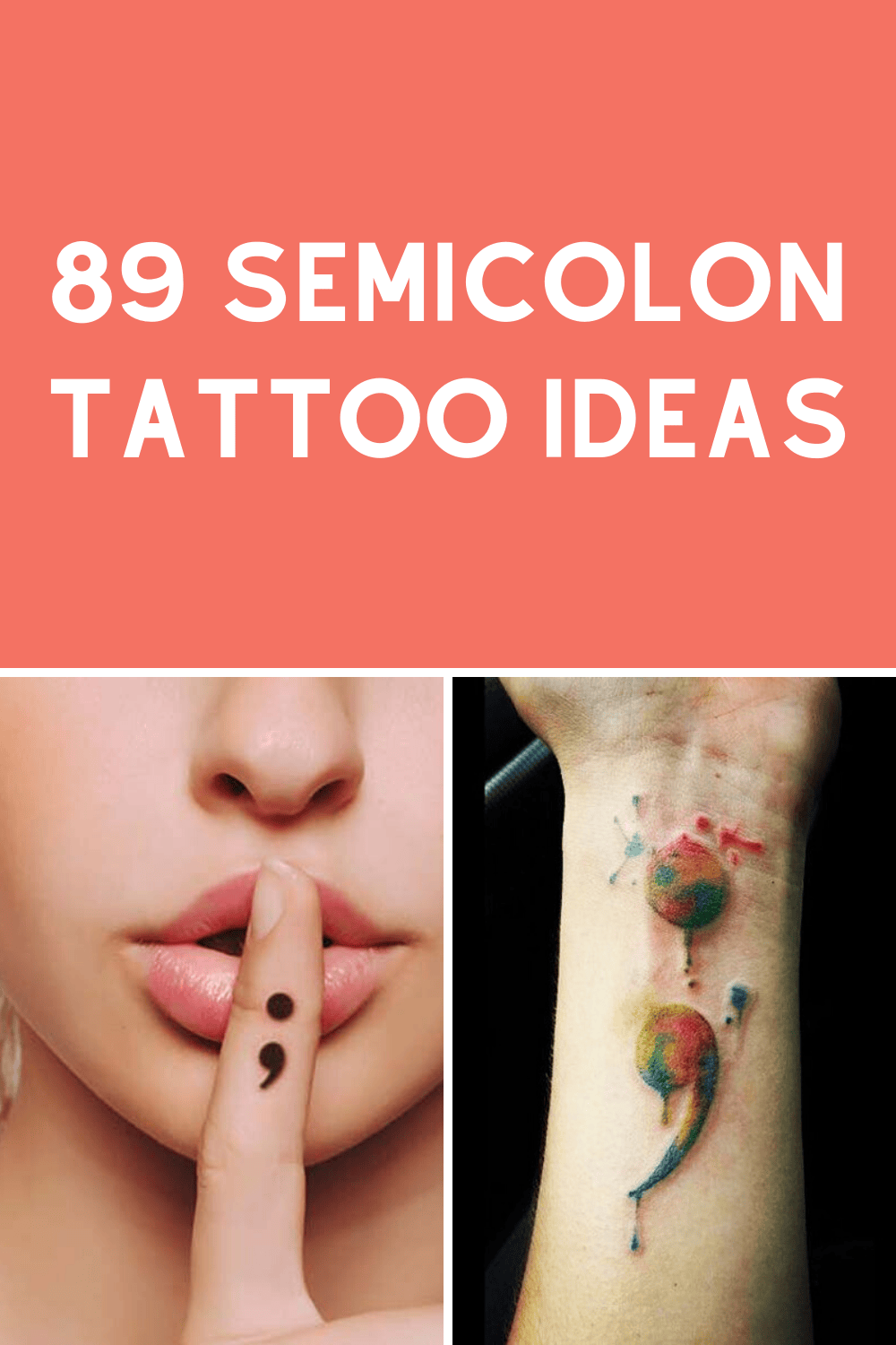 89 Semicolon Tattoo Ideas That Are Beautifully Done - Tattooglee 1500_x_1000_png
