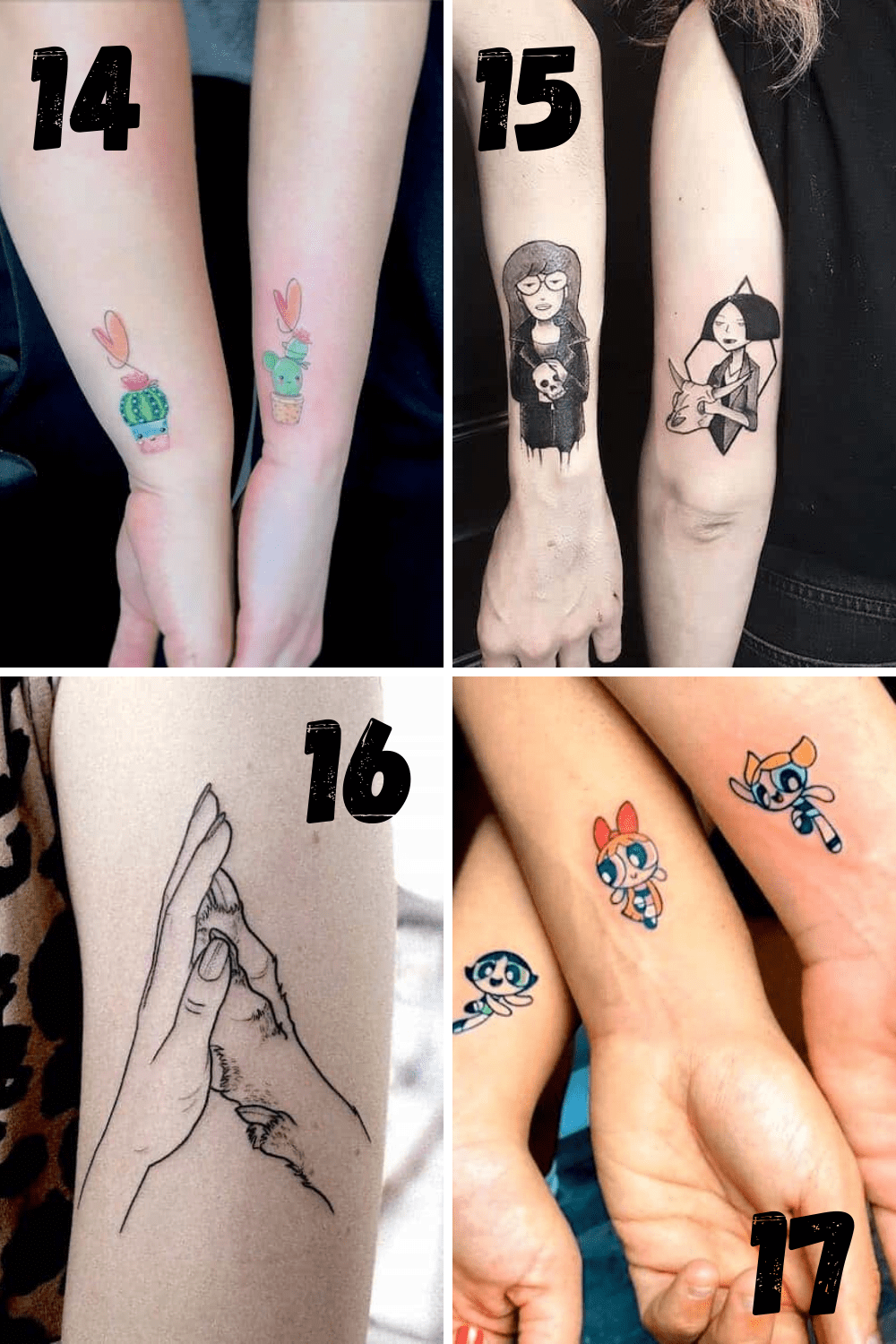 Bff Tattoo Ideas For You And Your Bestie - Tattooglee 1500_x_1000_png