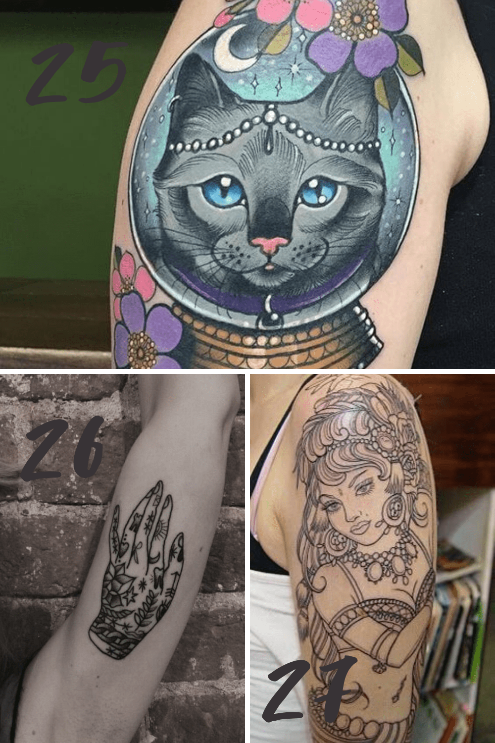 27 Gorgeous Gypsy Tattoo Ideas - Tattooglee 1500_x_1000_png