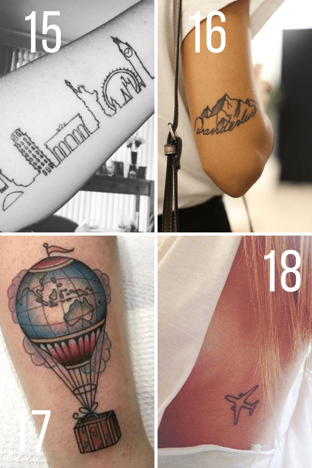 29 Wanderlust Tattoo Ideas For A Travelers Heart - Tattooglee 1500_x_1000_png