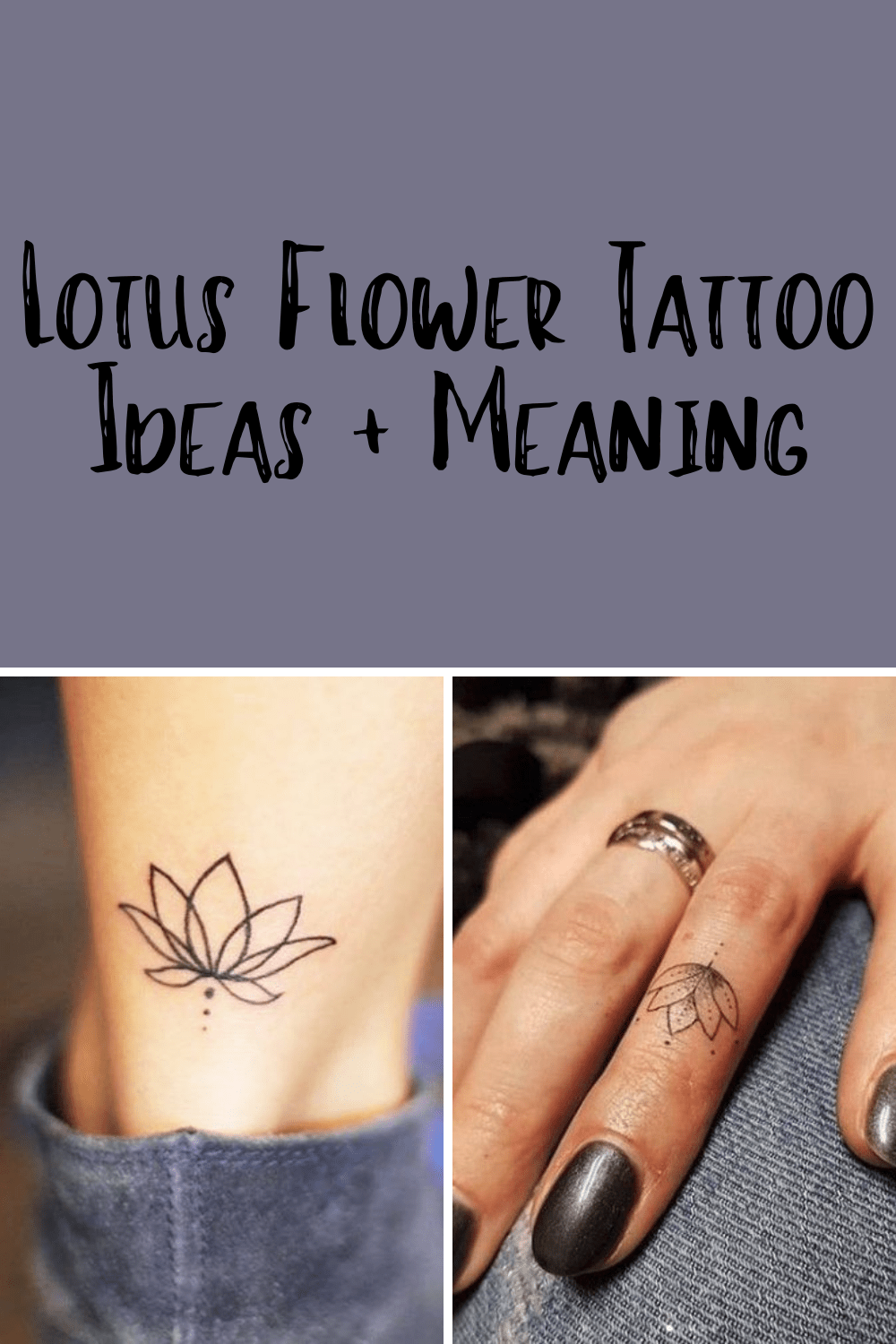 Lotus Flower Tattoo Ideas + Meaning - Tattooglee 1500_x_1000_png