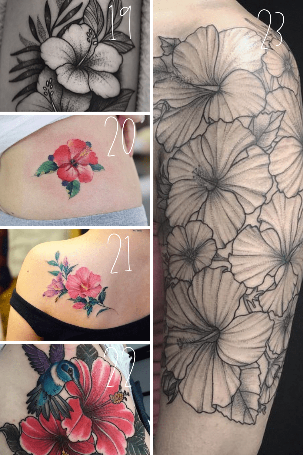 Dainty Hibiscus Tattoo Ideas + Meaning - Tattooglee 1500_x_1000_png