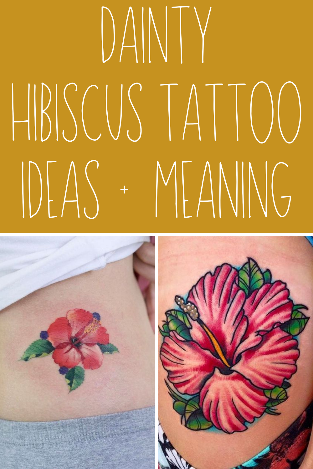 Dainty Hibiscus Tattoo Ideas + Meaning - Tattooglee 1500_x_1000_png