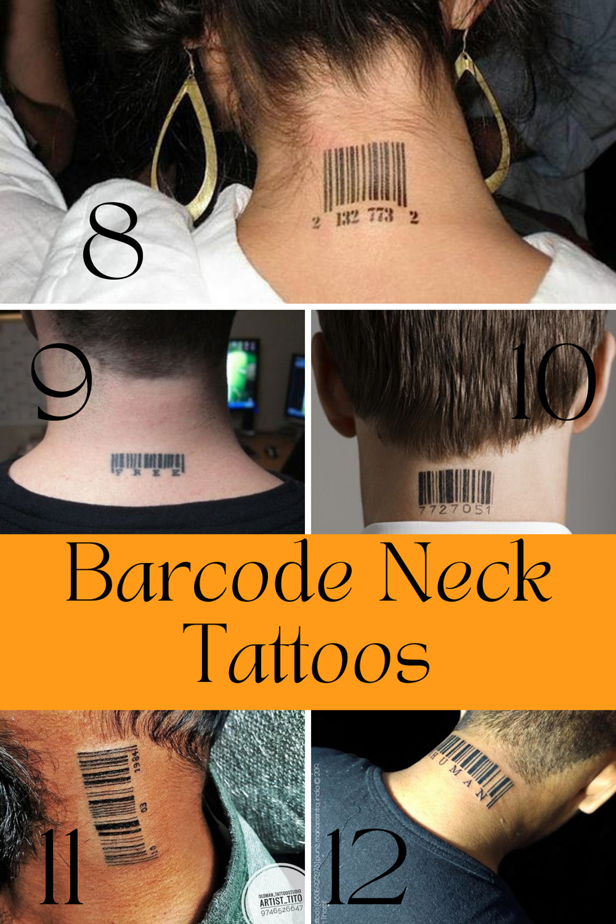27 Cool Barcode Tattoo Ideas + Designs - Tattooglee 1800_x_1200_jpg
