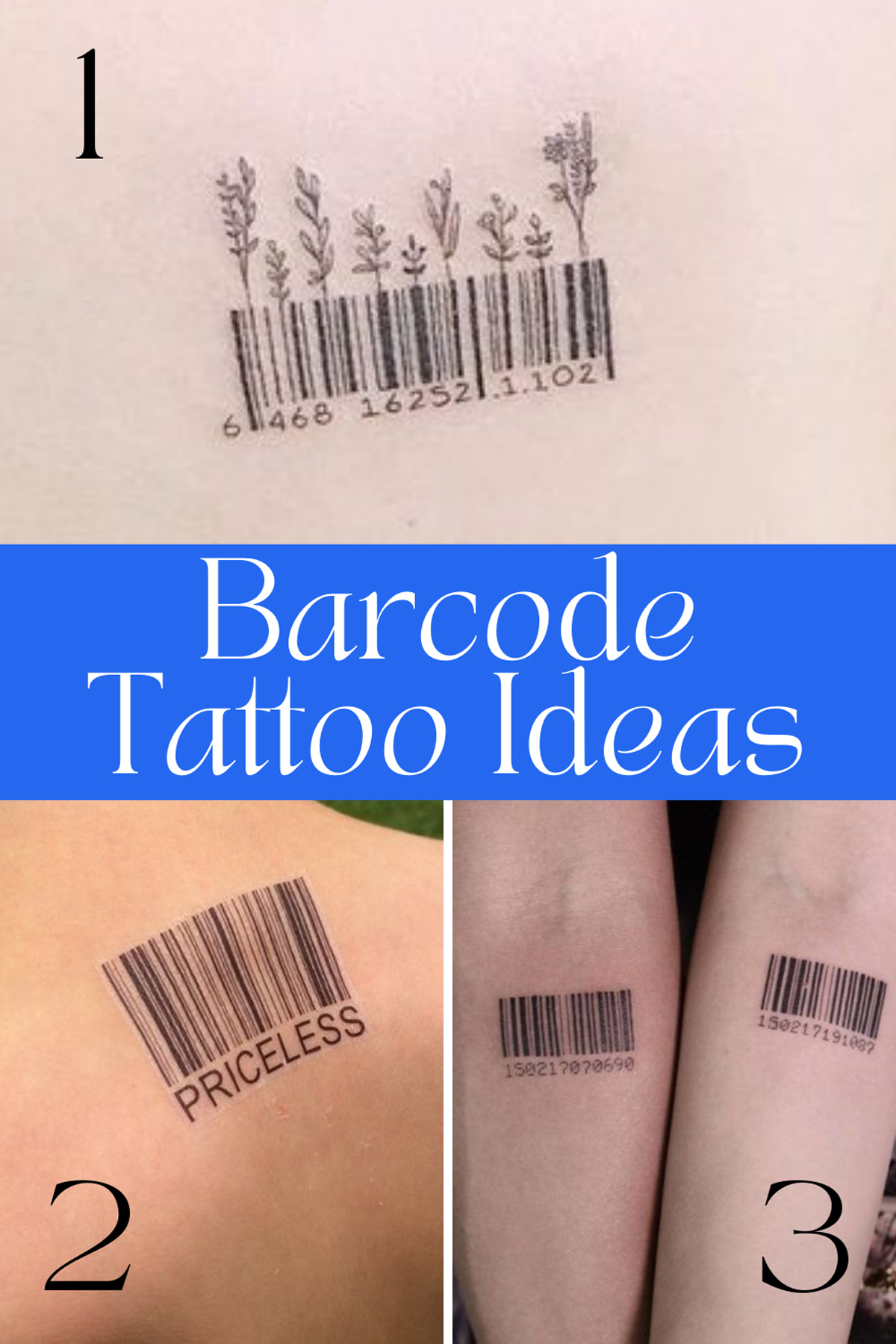 27 Cool Barcode Tattoo Ideas + Designs - Tattooglee 1800_x_1200_jpg