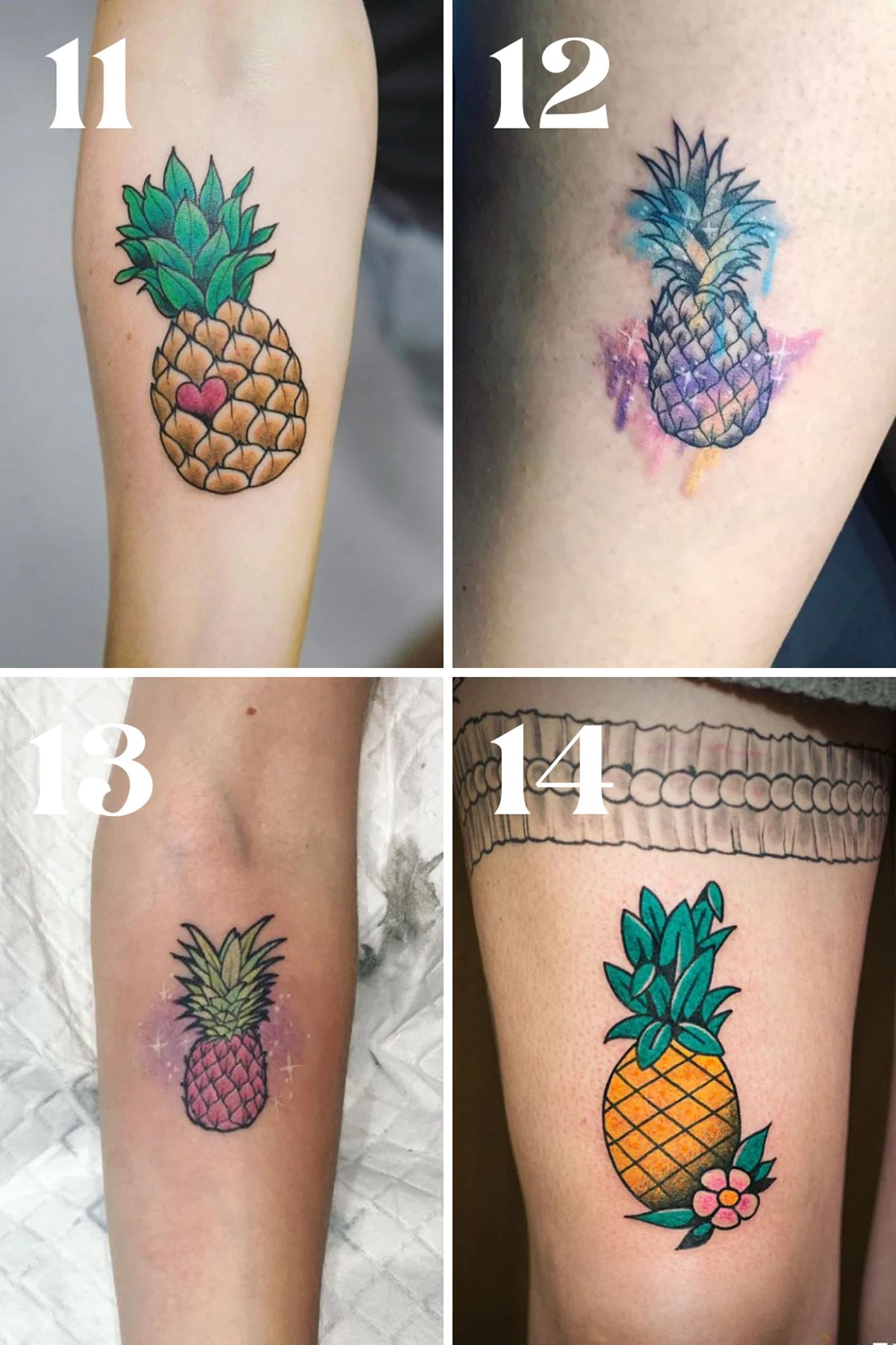 83 Edgy Pineapple Tattoo Ideas - Tattooglee 1800_x_1200_jpg