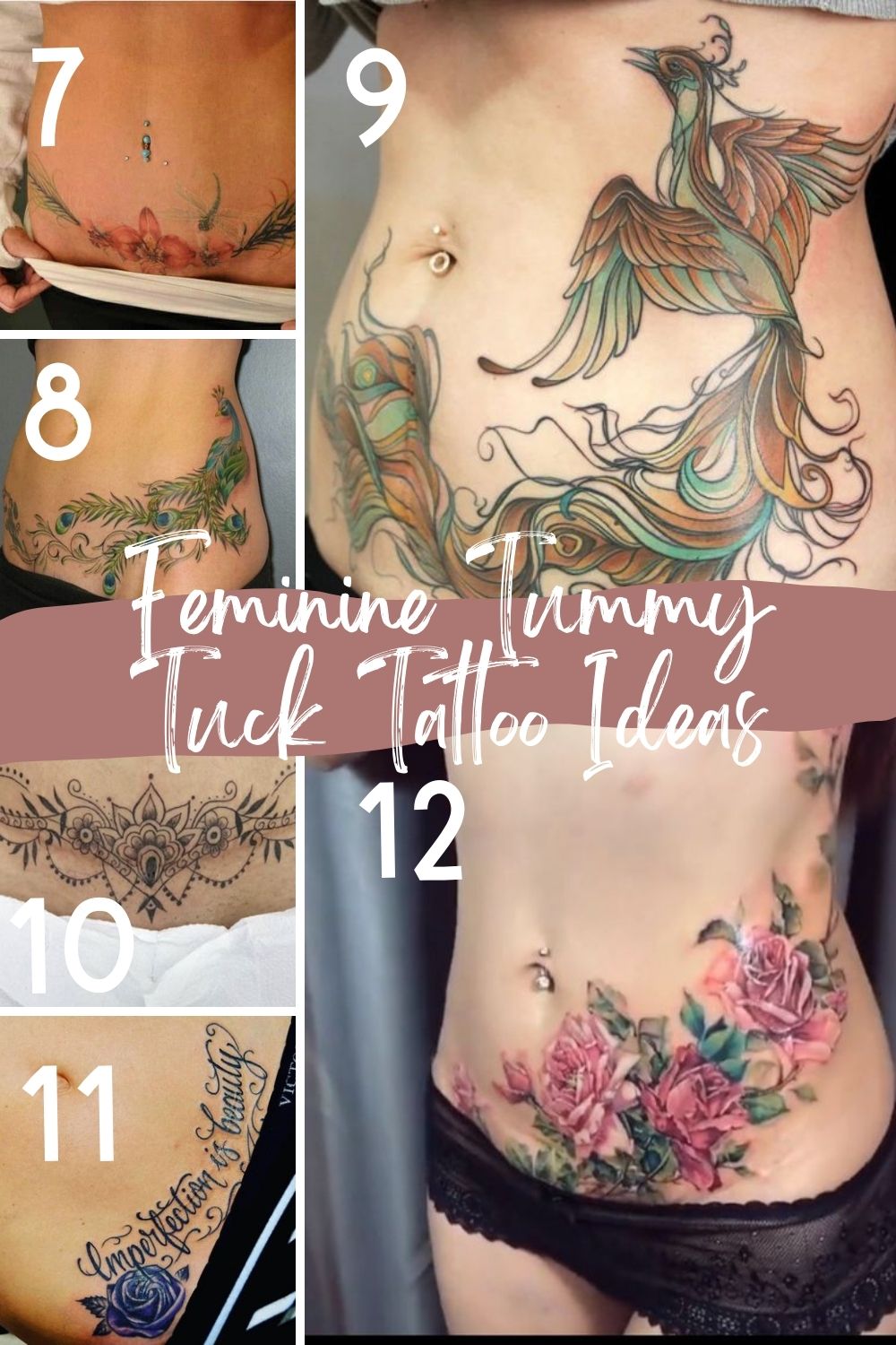 Beautiful Tummy Tuck Tattoo Designs And Ideas - Tattooglee 1500_x_1000_jpg