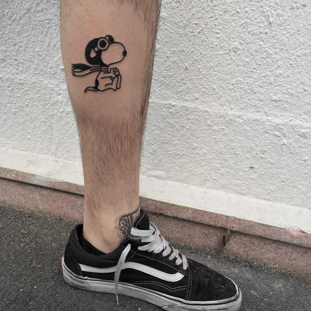 Snoopy Tattoo By Yeahdope - Tattoogrid.net 1080_x_1080_jpg