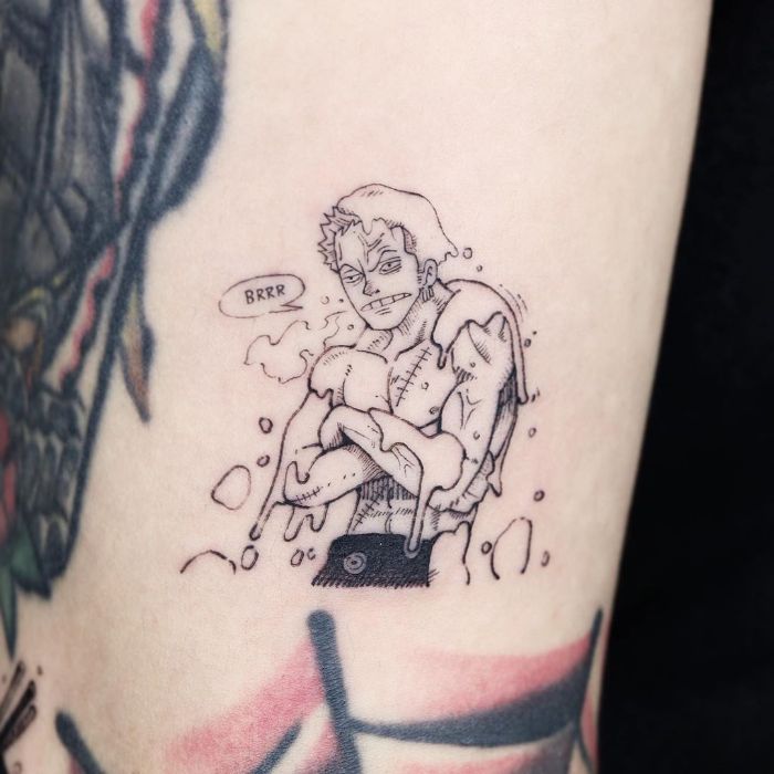 Zoro Tired Of The Cold Tattoo By @Sai_Rgb - Tattoogrid.net 700_x_700_jpg