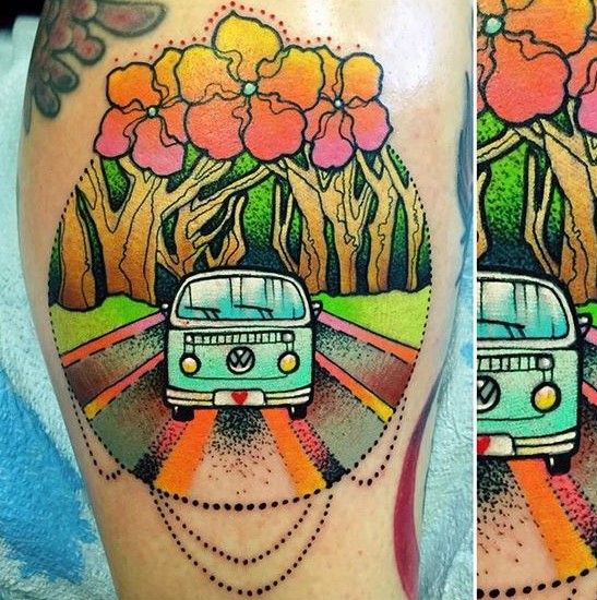 45 Best Hippy Trippy Tattoos Ever Made 550_x_547_jpg