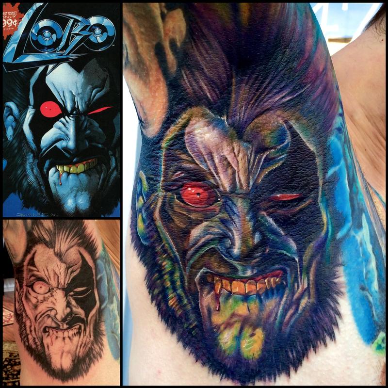 Cecil Porter Studios - Custom Tattoos And Illustration : Tattoos : Comic Book : Lobo 800_x_800_jpg
