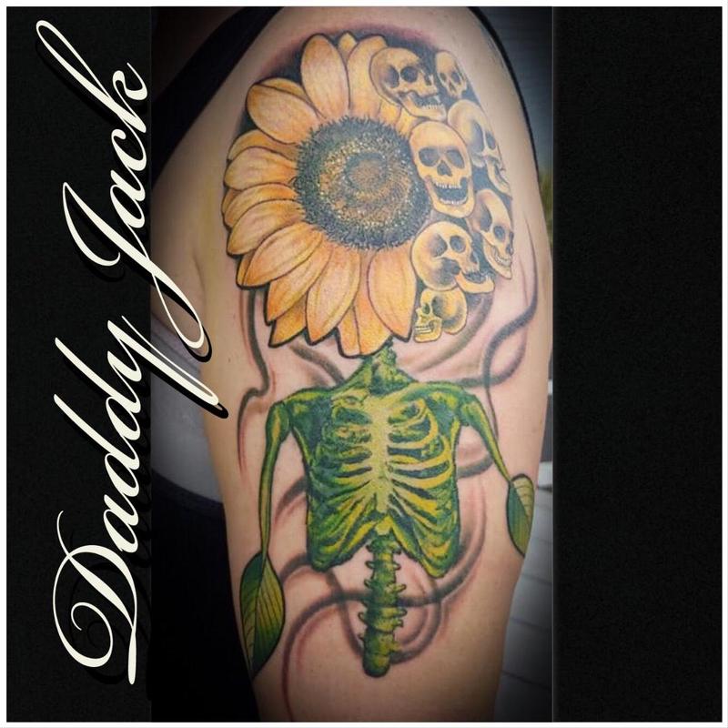 Wicked Sunflower By Daddy Jack : Tattoos 800_x_800_jpg