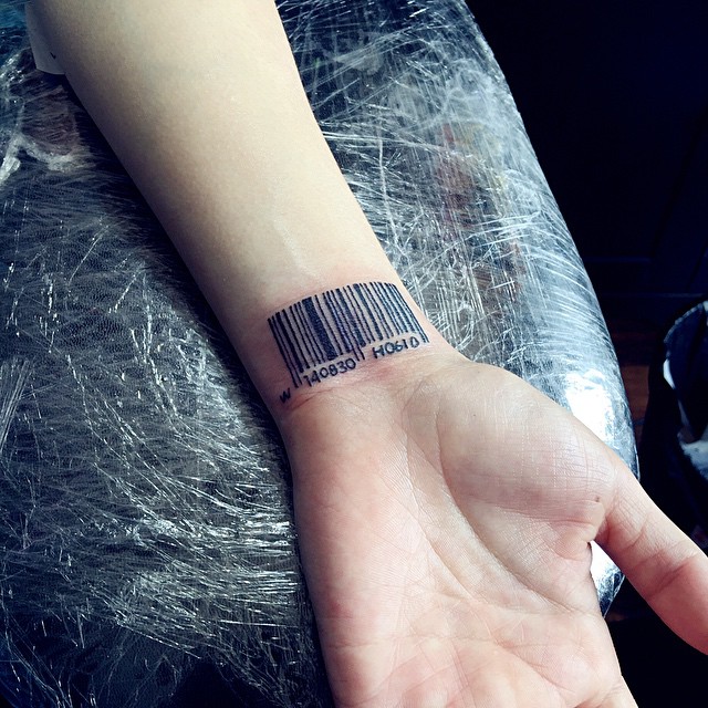 25 Latest Barcode Tattoo Designs Gallery | Quotesbae 640_x_640_jpg