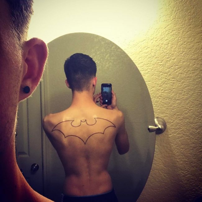 55 Awesome Batman Tattoo Designs | Quotesbae 650_x_650_jpg