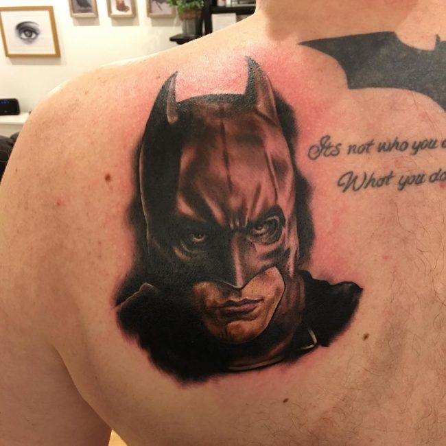 55 Awesome Batman Tattoo Designs | Quotesbae 650_x_650_jpg