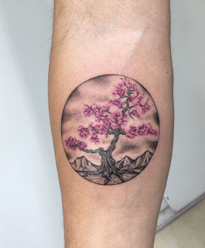 Cherry Blossom Tattoo Designs & Ideas To Try In 2021 - Tattoo Stylist 498_x_411_png
