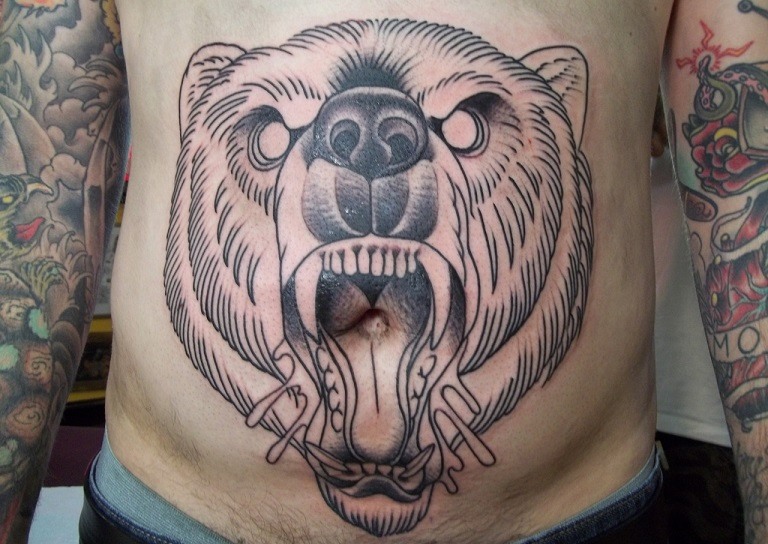 27 Stunning Stomach Tattoos For Men - Tattooswin 264_x_372_jpg
