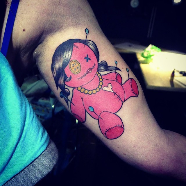 36 Voodoo Doll Tattoos With Mysterious Meaning - Tattooswin 640_x_640_jpg