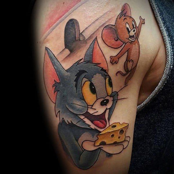 The Reason Behind Tom & Jerry Tattoo - Tattooswin 599_x_599_jpg