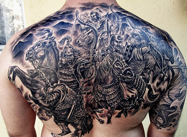 25 Amazing Warrior Tattoos For Men And Women 440_x_600_jpg