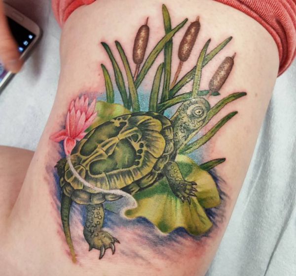 25 Tartarugas Tatuagem Idéias: Fotos E Significados » Tatuagens Hd 561_x_600_jpg