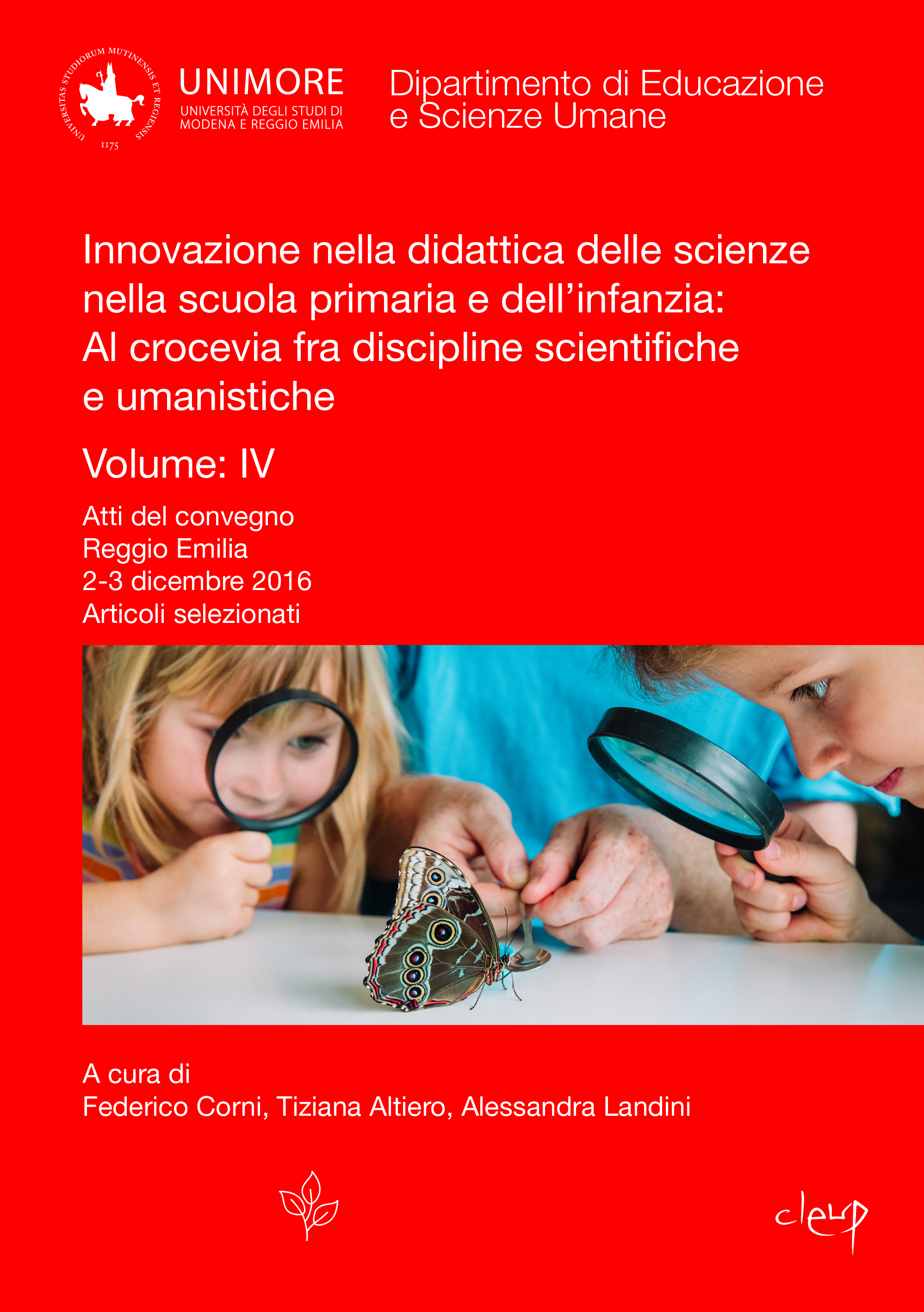 Innovazione Nella Didattica Delle Scienze Nella Scuola Primaria E Dell'infanzia | Cleup Sc - Cooperativa Libraria Editrice Università Di Padova 2835_x_1997_jpg