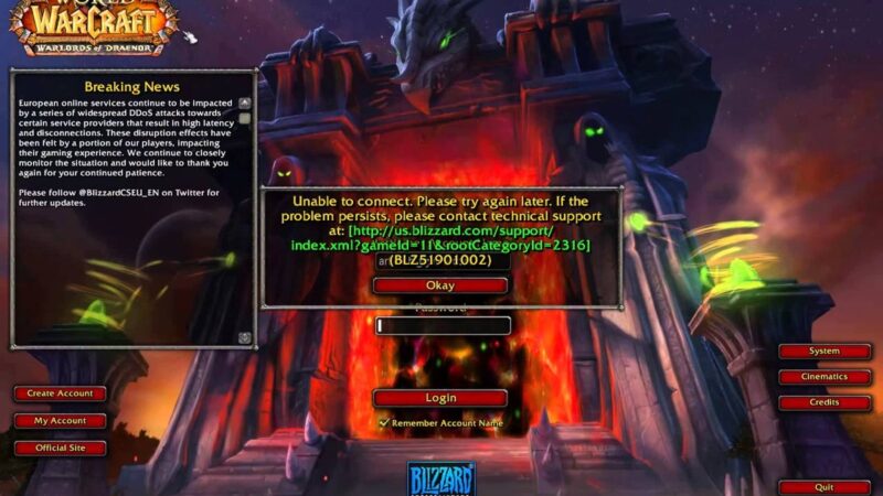 Blizzard Servers Suffer Another DDoS Attack In 2020 | TechBriefly