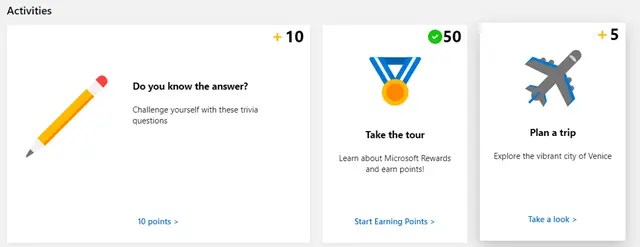 Earn more rewards by completing daily task