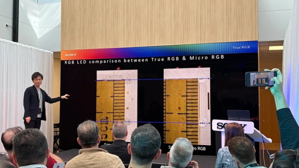 confronto true rgb sony
