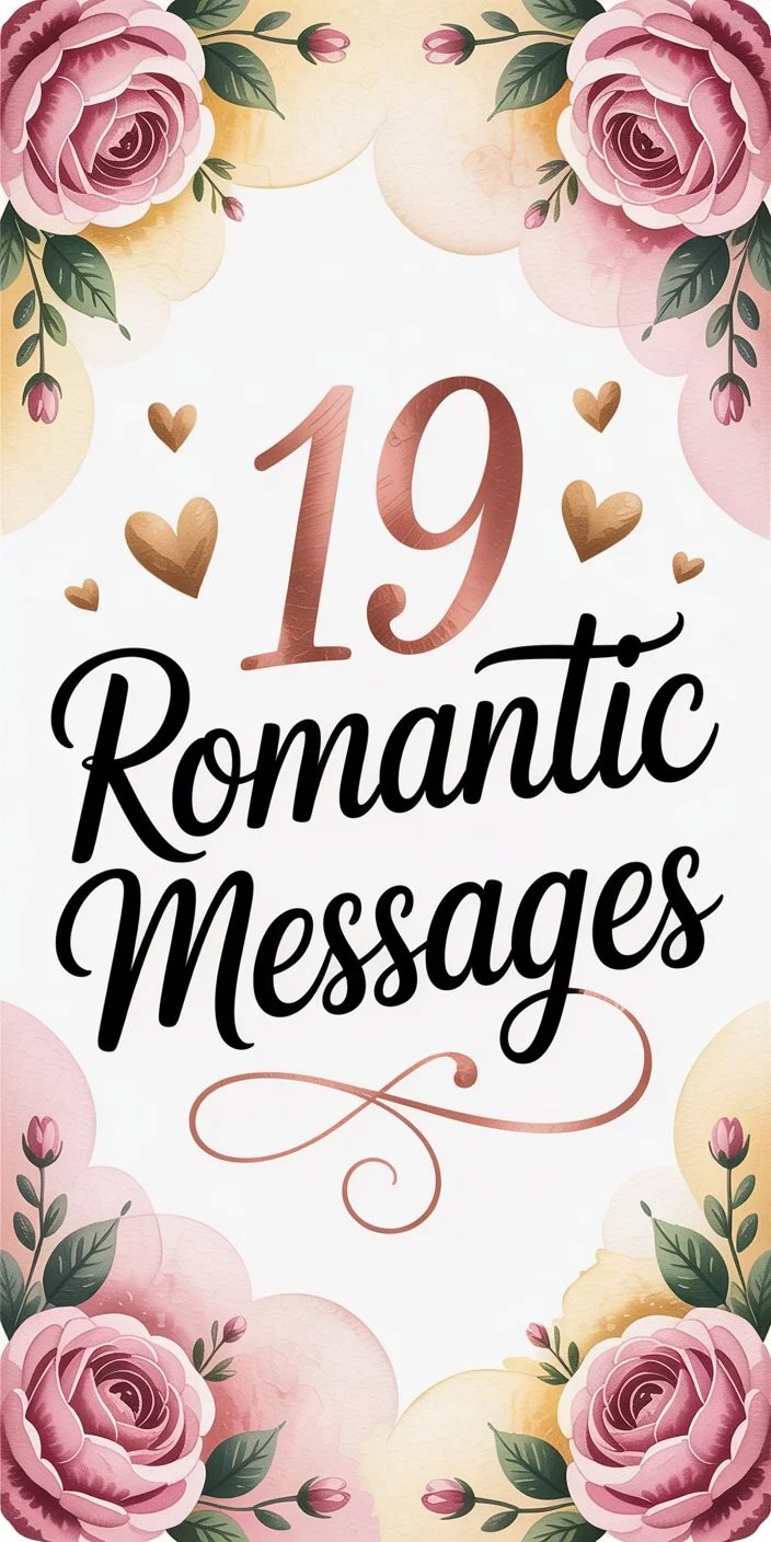 19 Romantic Messages 19 Romantic Messages