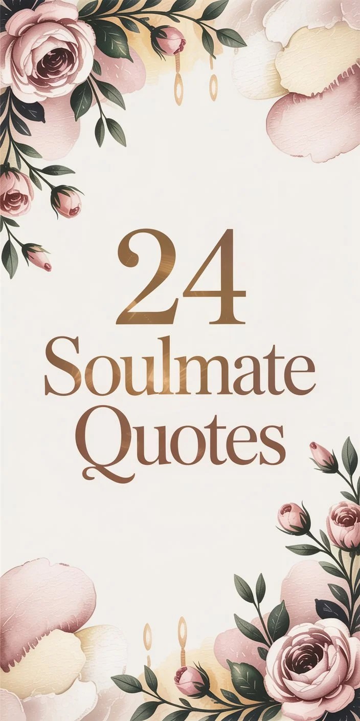 24 Soulmate Quotes 24 Soulmate Quotes