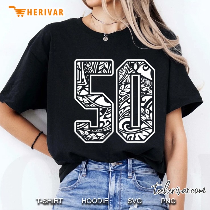 50 Polynesian Tattoo Number 50 Sports Fan (Dark) 847_x_800_jpg