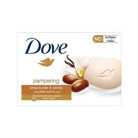 DOVE PAMPERING VANILLA SOAP 90GM - صابون دوف برائحة الفانيليا الفاخرة 90 غرام