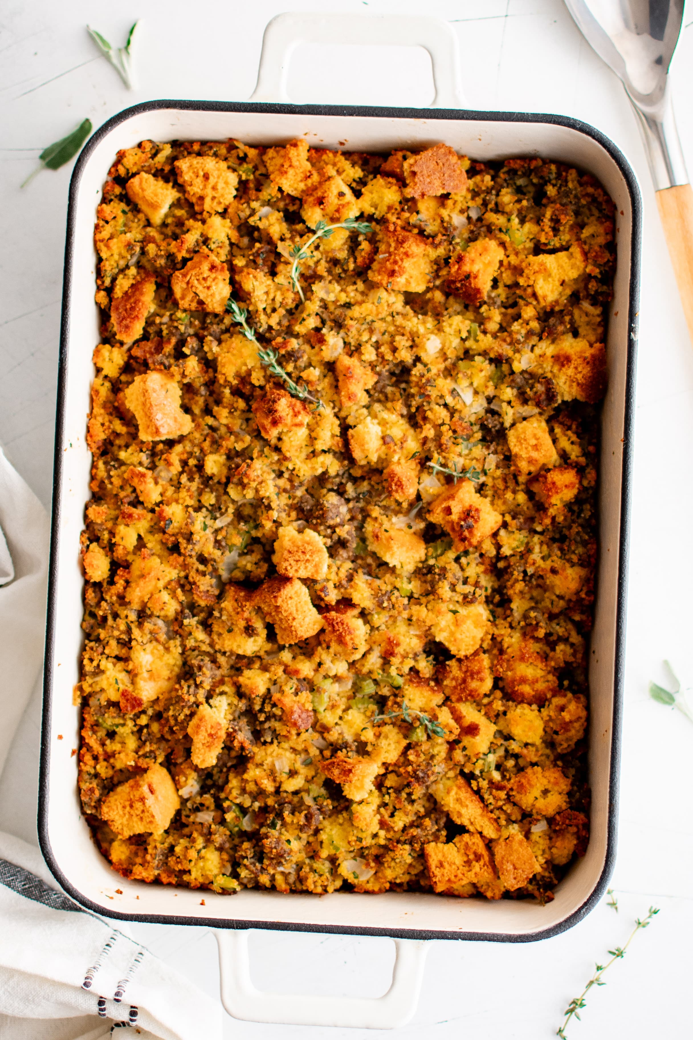 The Best Homemade Cornbread Dressing