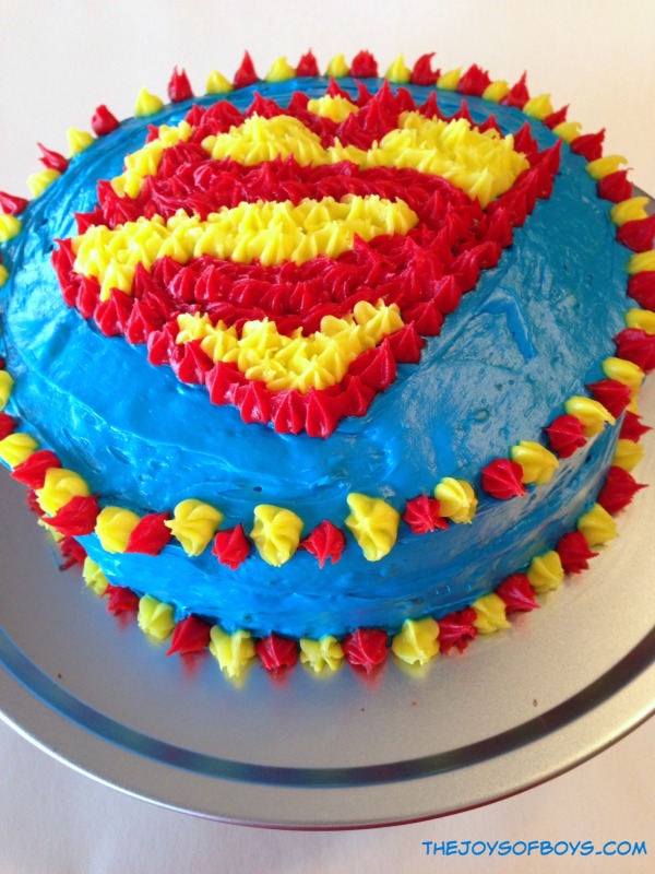Superman Cake Perfect For Your Next Superhero Party