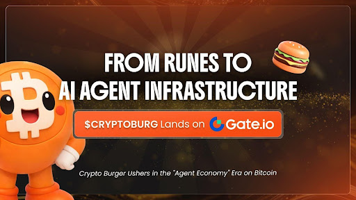 Des runes à l’infrastructure d’agents IA : $CRYPTOBURG atterrit sur Gate.io Crypto Burger inaugure l’ère de « l’économie des agents » sur Bitcoin Des runes à l’infrastructure d’agents IA : $CRYPTOBURG atterrit sur Gate.io Crypto Burger inaugure l’ère de « l’économie des agents » sur Bitcoin