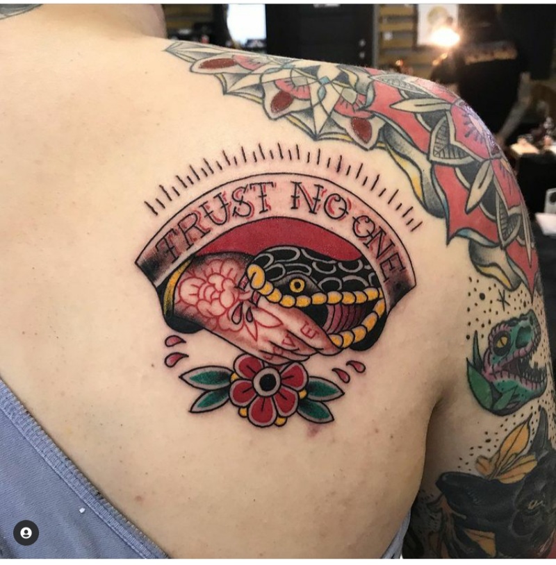 33 Trust No One Tattoo Design Ideas - The Xo Factor 814_x_800_jpg