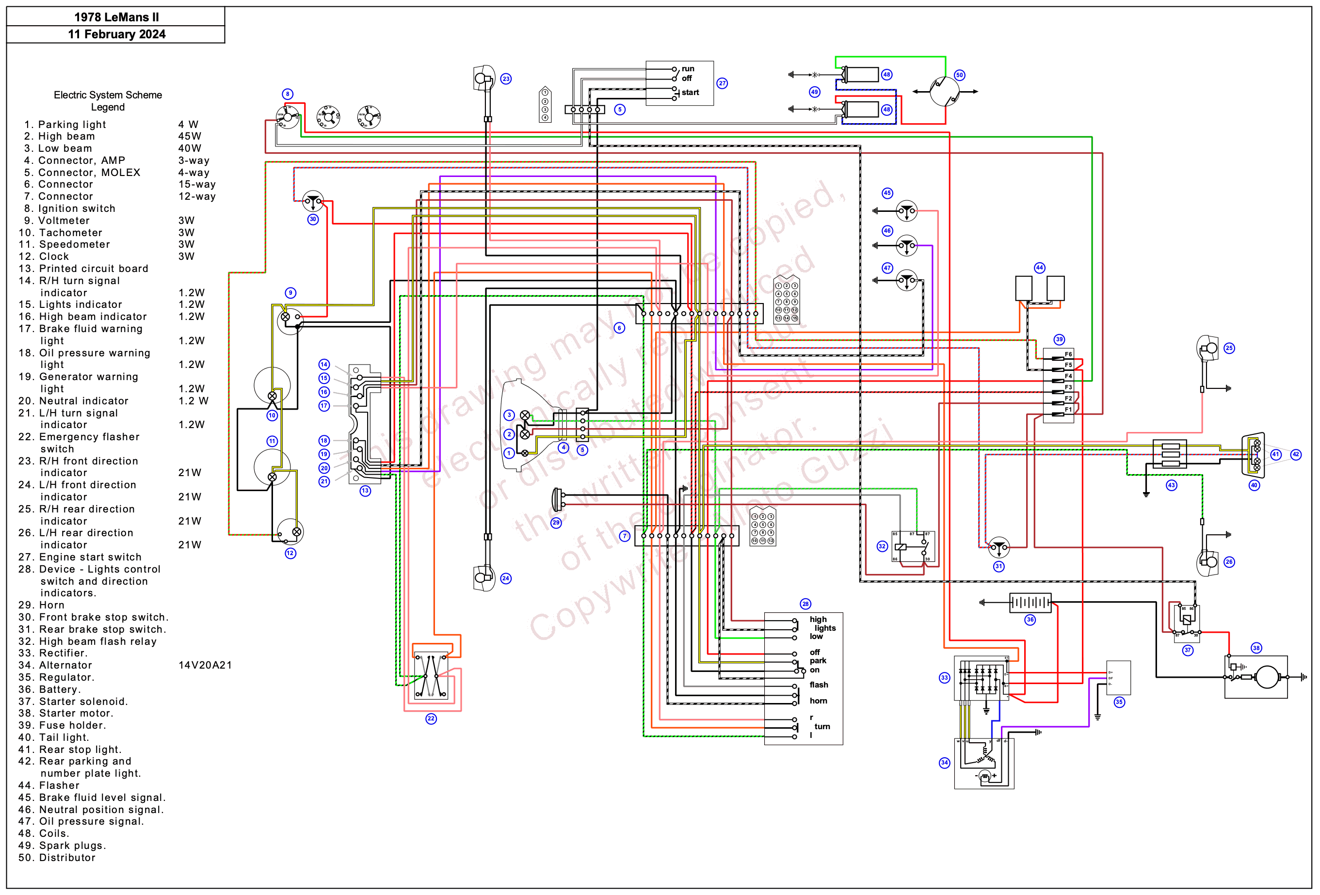 Moto Guzzi V7 Ii Wiring Diagram